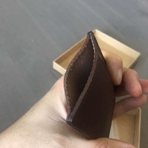 J Crew Card case in Italian leather - Picture 4 of 6